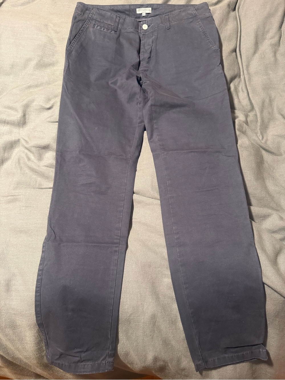 Cuisse de Grenouille France Men's Navy Cotton Chinos - Casual Slim Fit